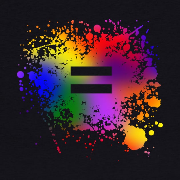 Equality Paint Splatter by GrimDork